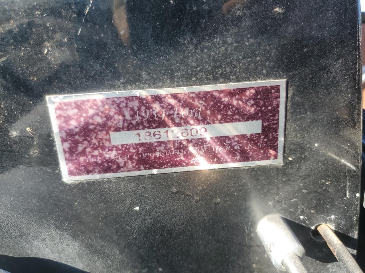 1934 Ford Coupe VIN: 18612609 Lot: 82087425