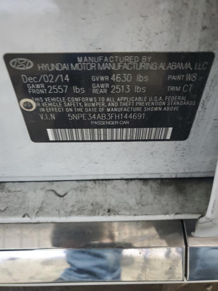 2015 Hyundai Sonata Sport VIN: 5NPE34AB3FH144691 Lot: 80828205