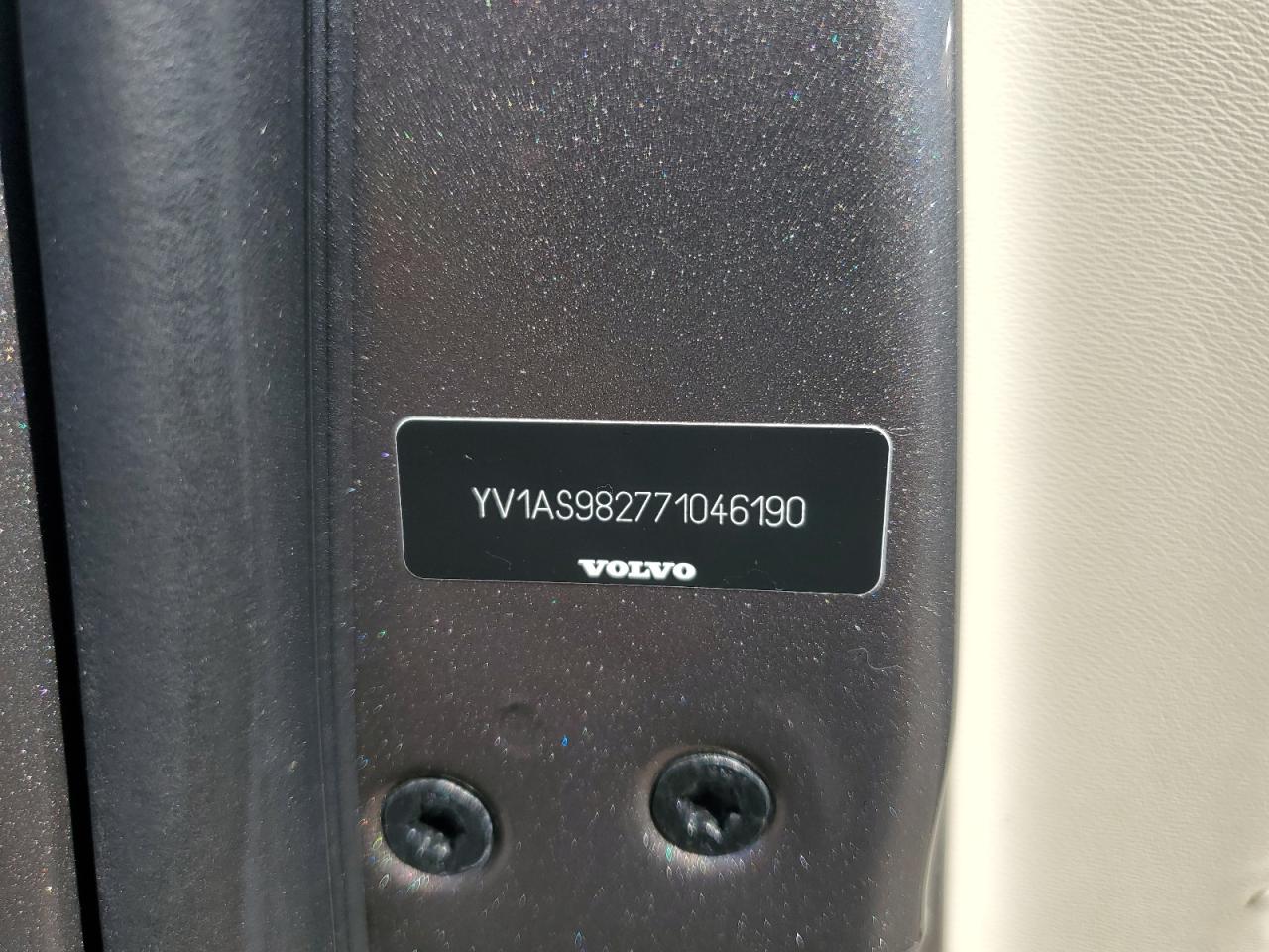 2007 Volvo S80 3.2 VIN: YV1AS982771046190 Lot: 84282935