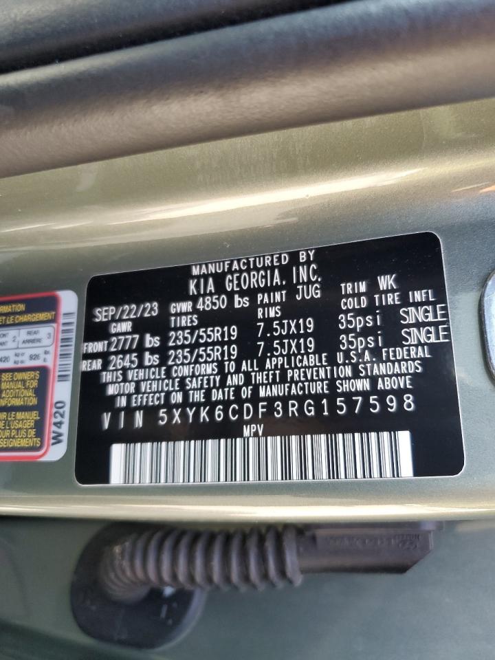 2024 Kia Sportage X Line VIN: 5XYK6CDF3RG157598 Lot: 80715865