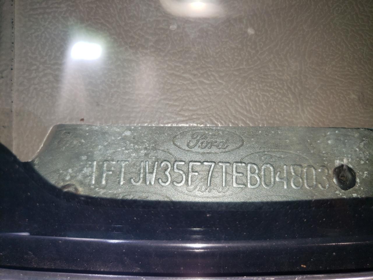 1996 Ford F350 VIN: 1FTJW35F7TEB04803 Lot: 80926445