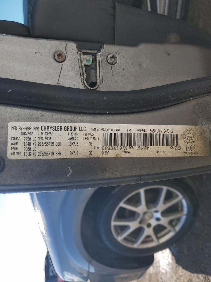 2012 Dodge Journey Sxt VIN: 3C4PDCCG4CT184735 Lot: 69675995