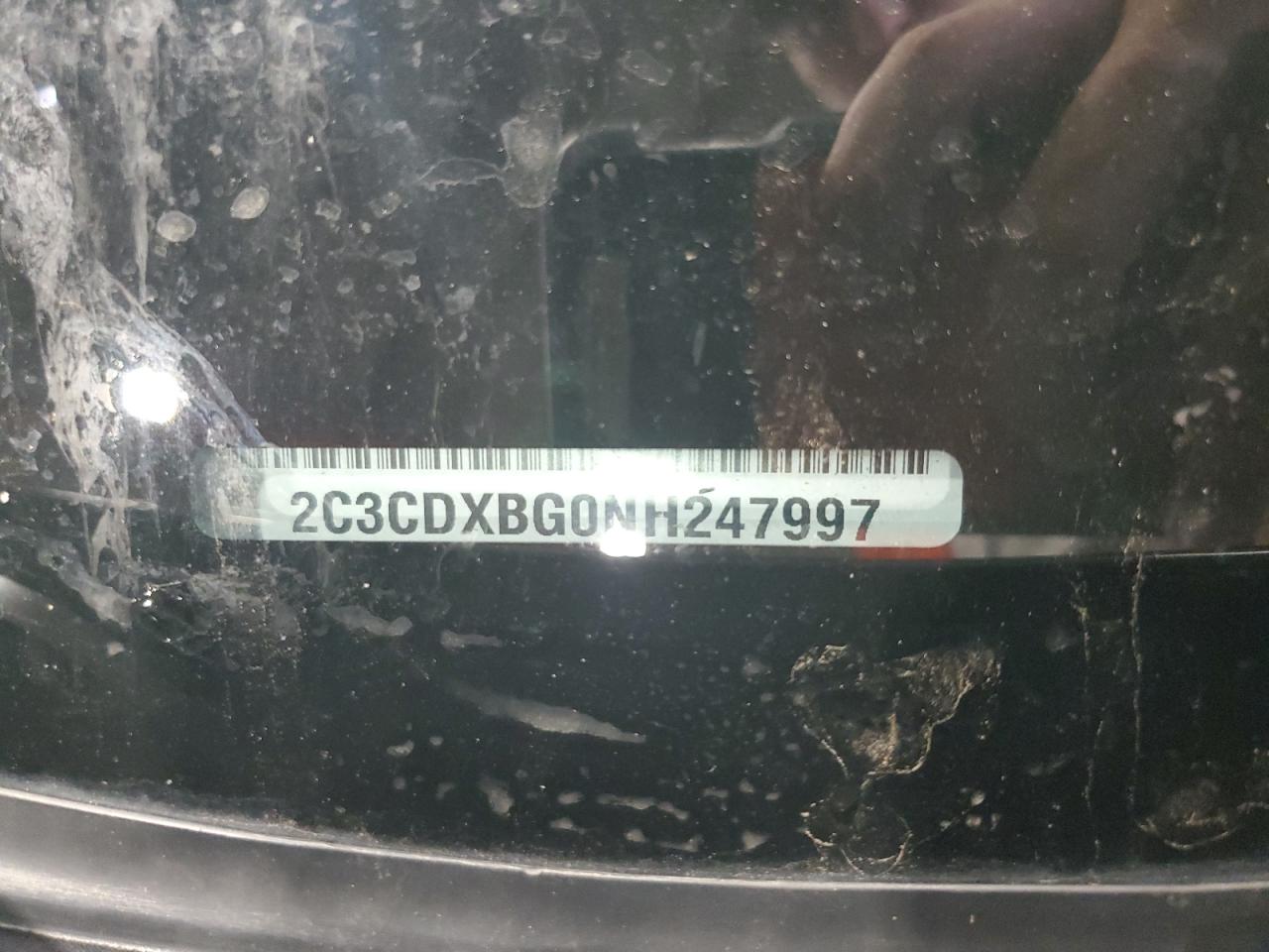 2022 Dodge Charger Sxt VIN: 2C3CDXBG0NH247997 Lot: 83970935