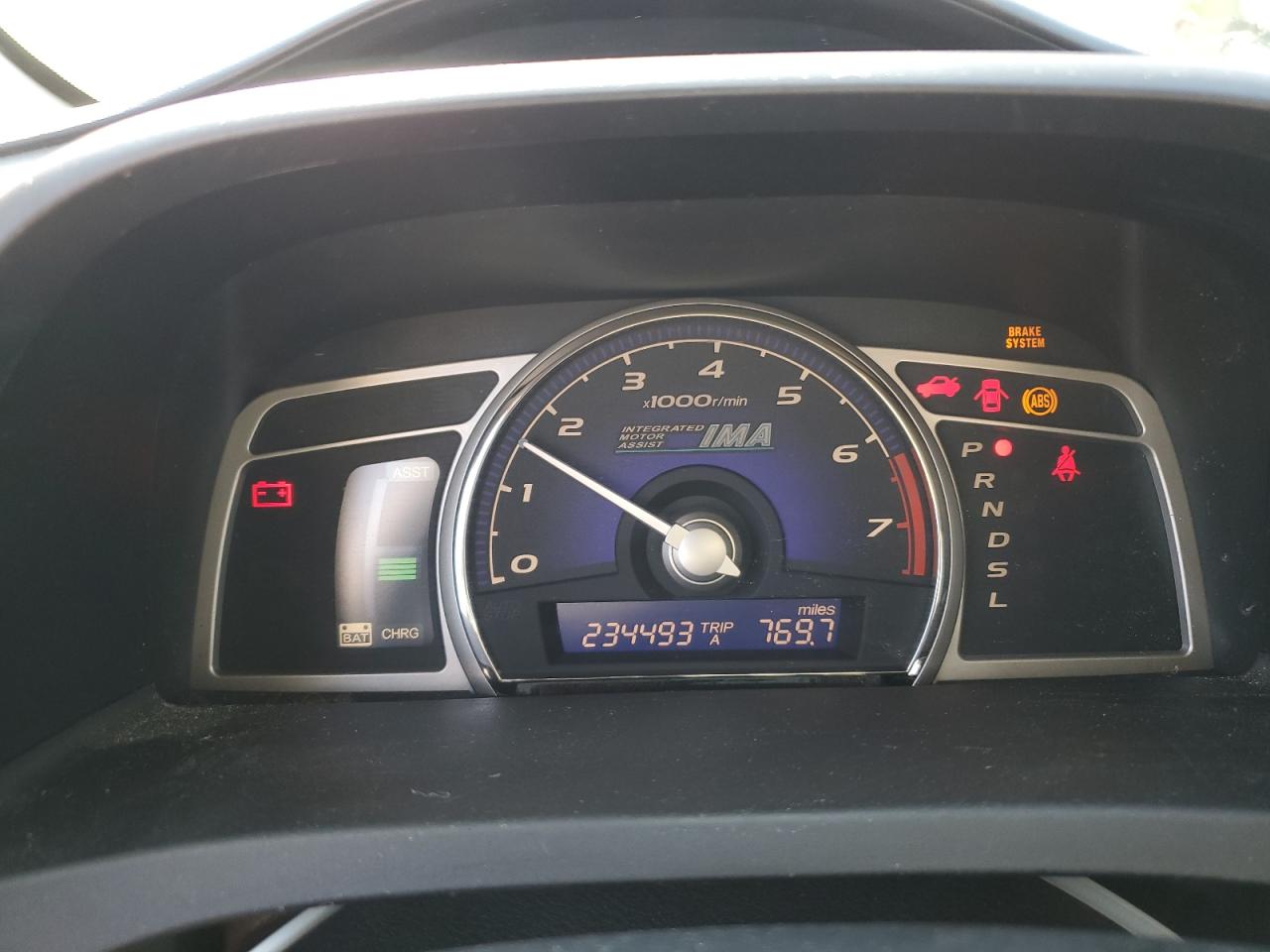 2007 Honda Civic Hybrid VIN: JHMFA36237S015736 Lot: 80957845