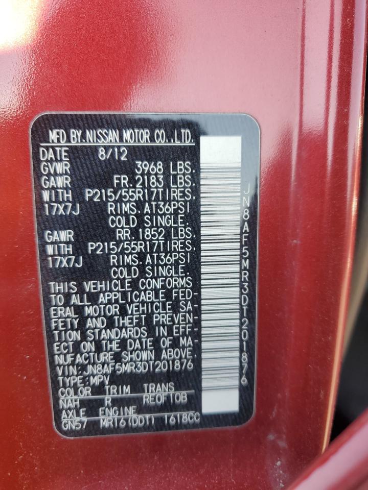 2013 Nissan Juke S VIN: JN8AF5MR3DT201876 Lot: 71640545