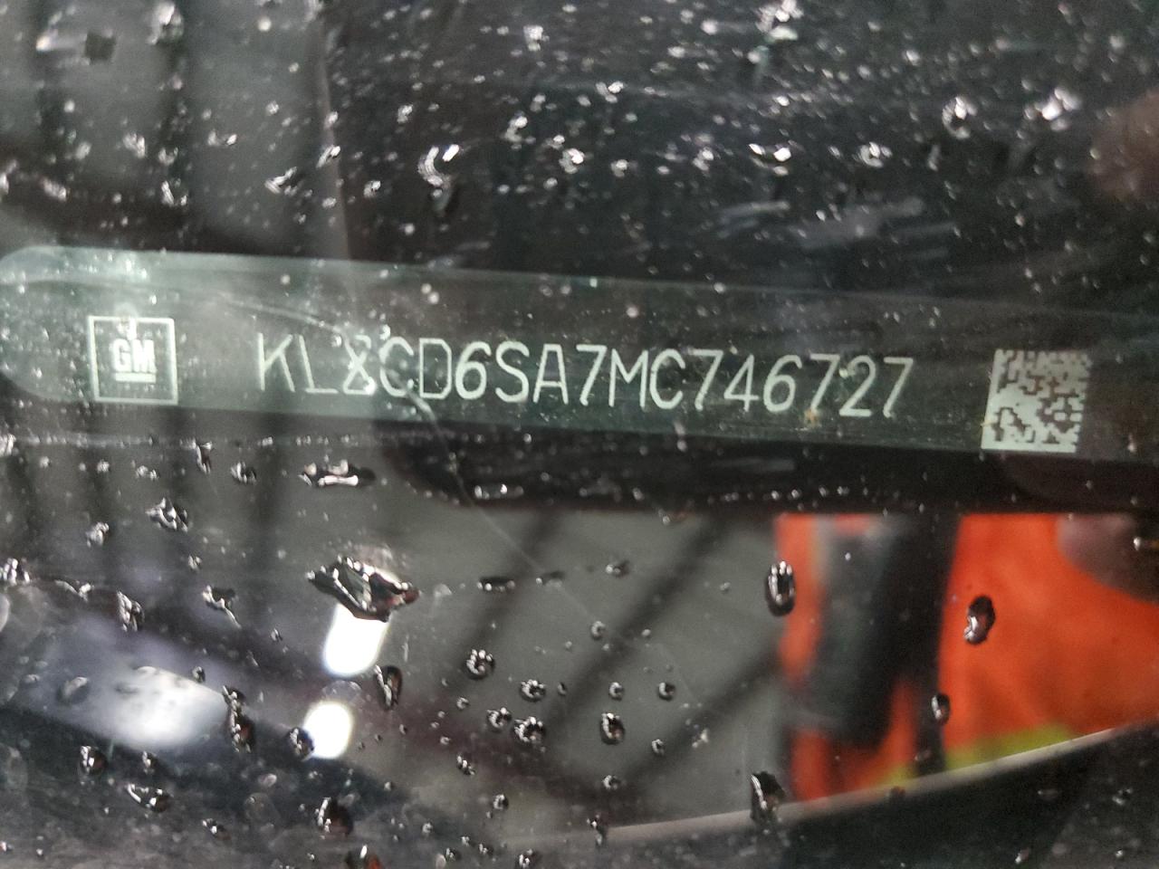 2021 Chevrolet Spark 1Lt VIN: KL8CD6SA7MC746727 Lot: 83876275