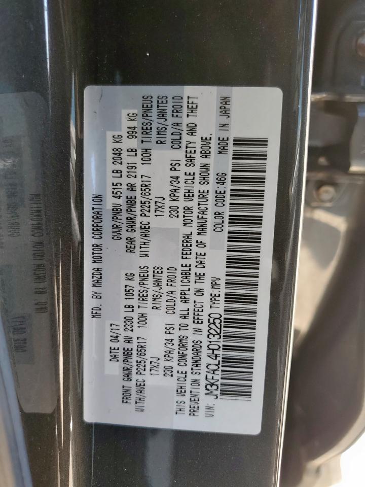 2017 Mazda Cx-5 Touring VIN: JM3KFACL4H0132250 Lot: 80928475
