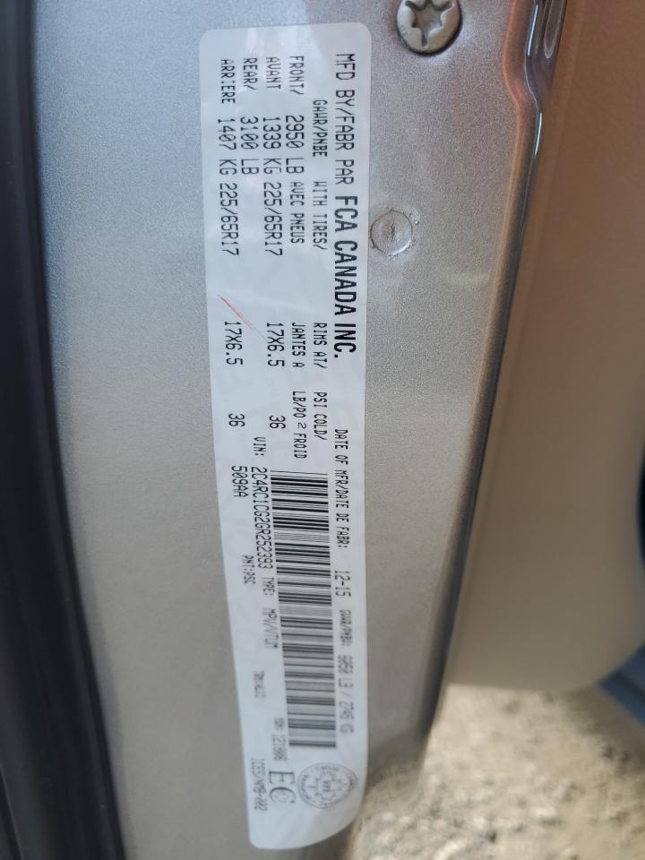 2016 Chrysler Town & Country Touring L VIN: 2C4RC1CG2GR252393 Lot: 84442585