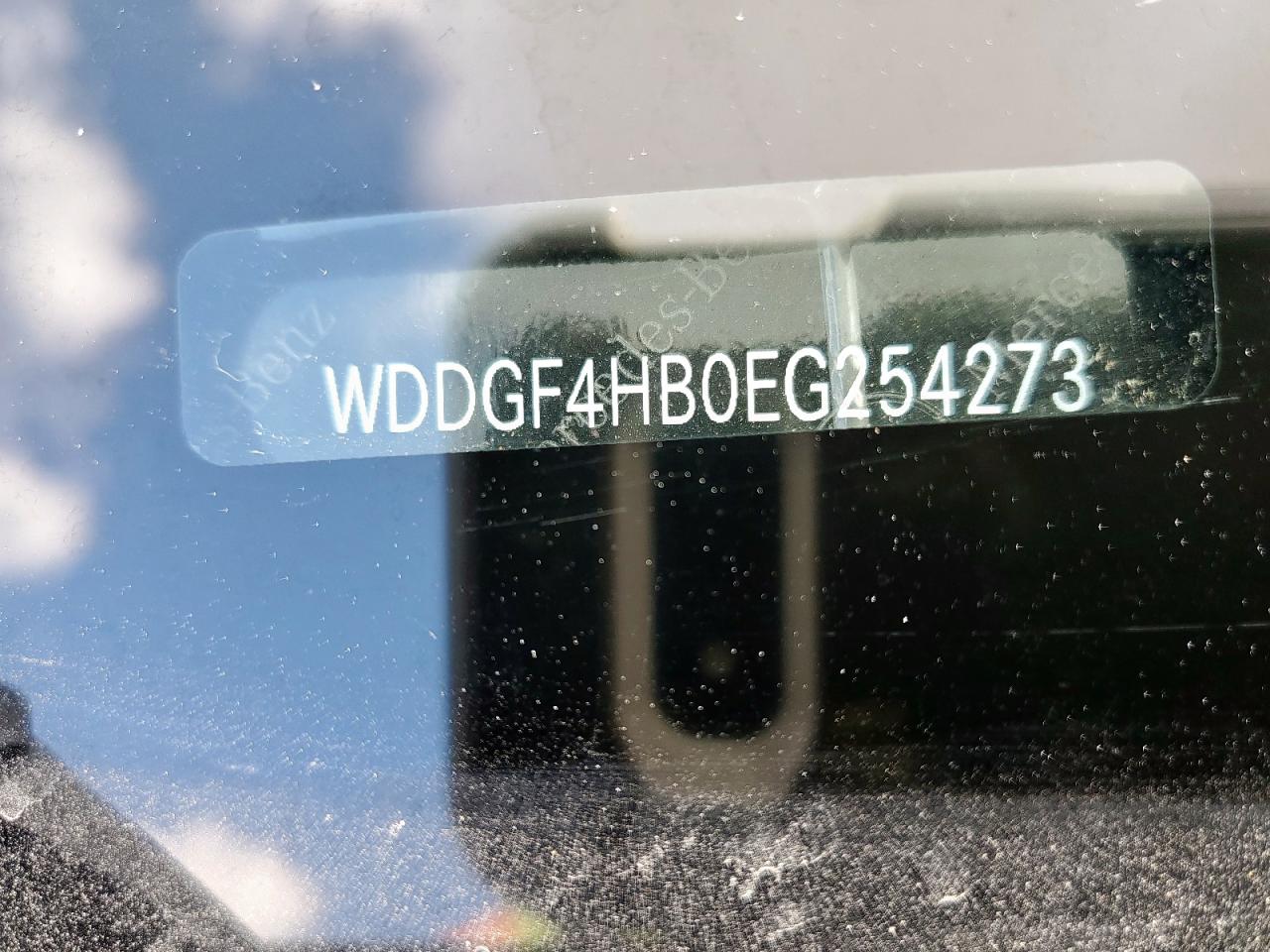 2014 Mercedes-Benz C 250 VIN: WDDGF4HB0EG254273 Lot: 70661895