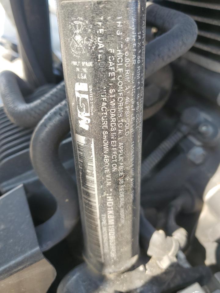 2013 Harley-Davidson Flhx Street Glide VIN: 1HD1KBM19DB639936 Lot: 80798865