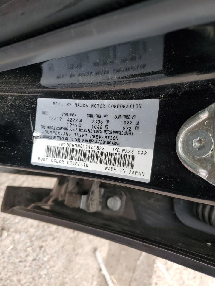 2020 Mazda 3 Premium VIN: JM1BPBNM8L1161822 Lot: 83757465