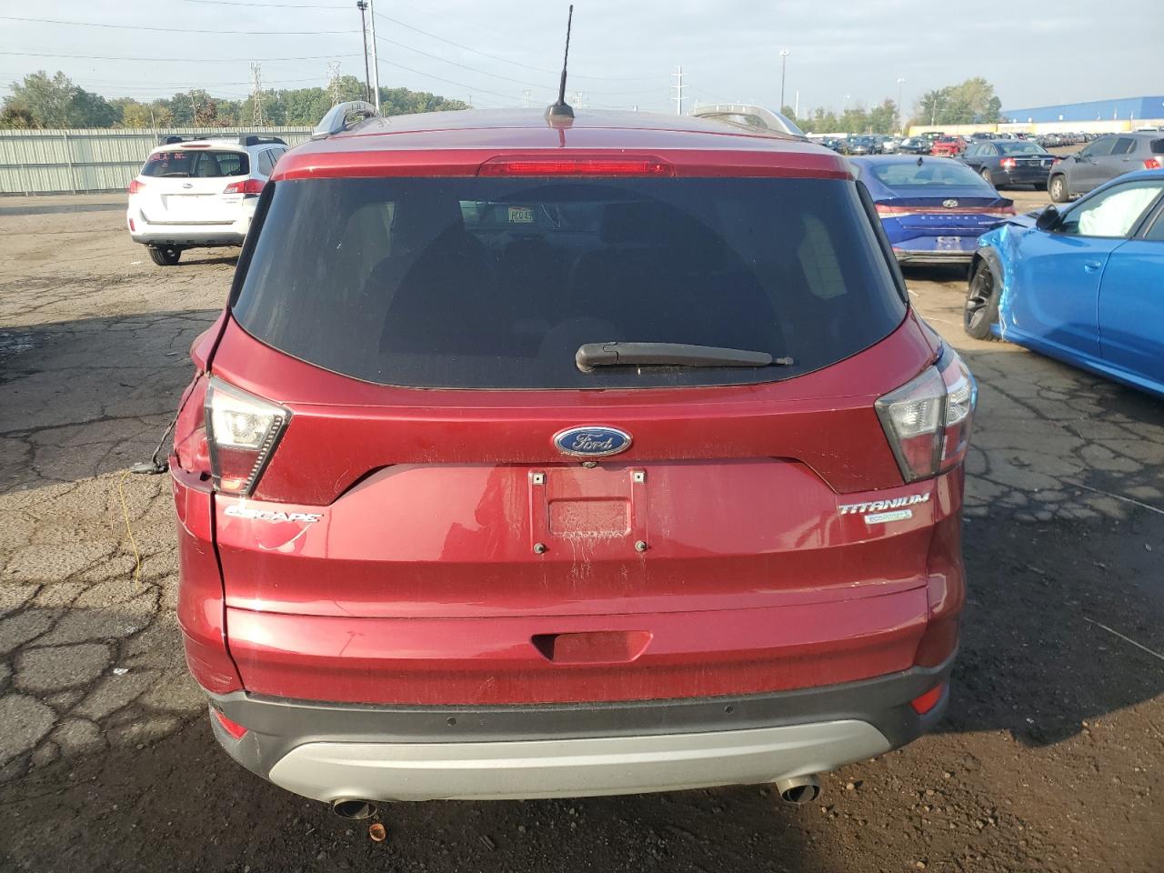 2017 Ford Escape Titanium VIN: 1FMCU0J96HUB01252 Lot: 84041895