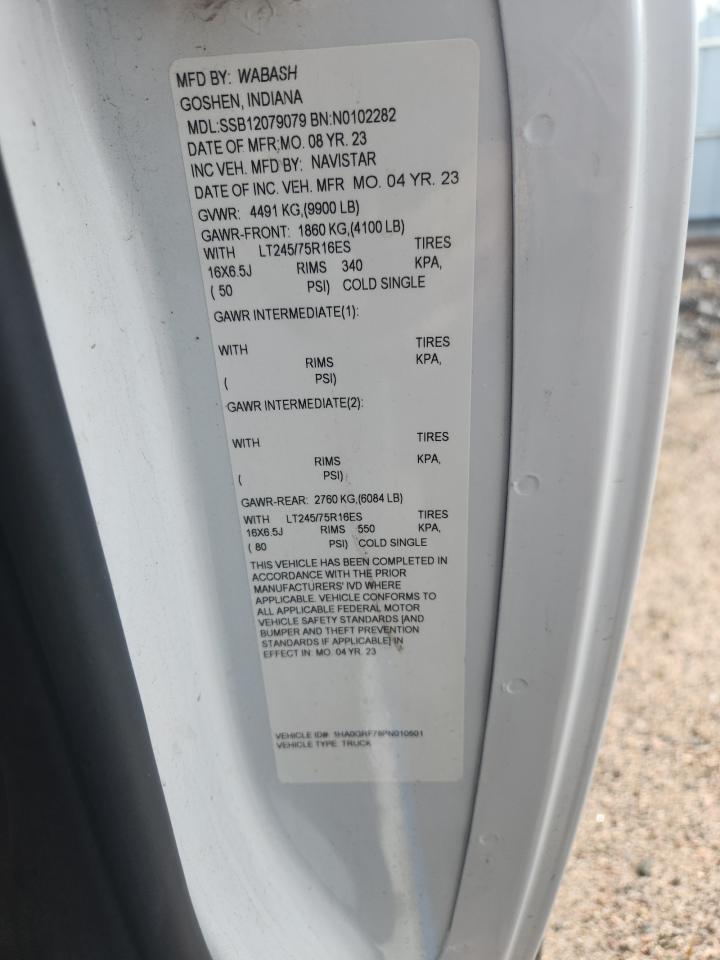 2023 Chevrolet Express G3500 VIN: 1HA0GRF78PN010501 Lot: 83955765