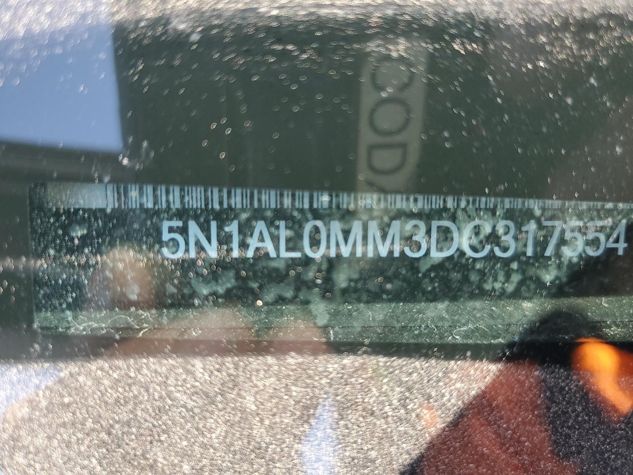 2013 Infiniti Jx35 VIN: 5N1AL0MM3DC317554 Lot: 82091675