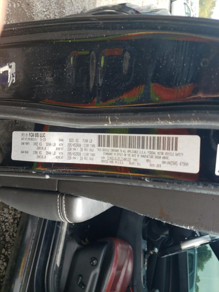 2020 Dodge Durango Srt VIN: 1C4SDJGJ2LC100122 Lot: 71490985