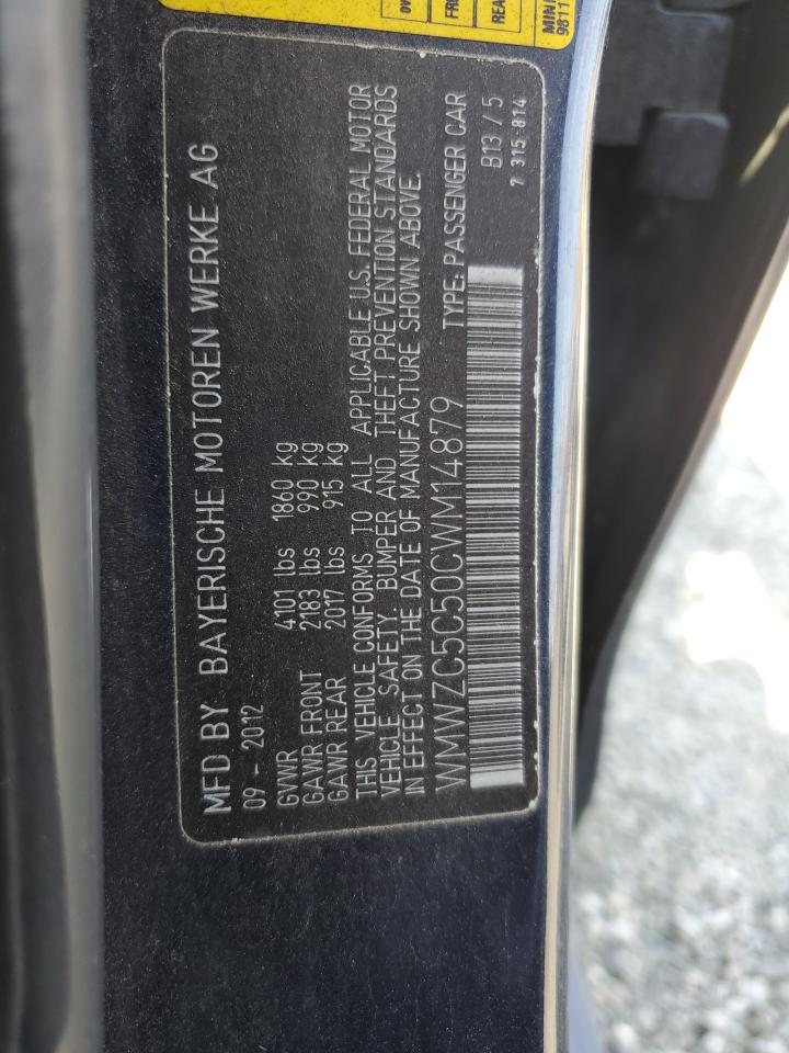 2012 Mini Cooper S Countryman VIN: WMWZC5C50CWM14879 Lot: 81728405