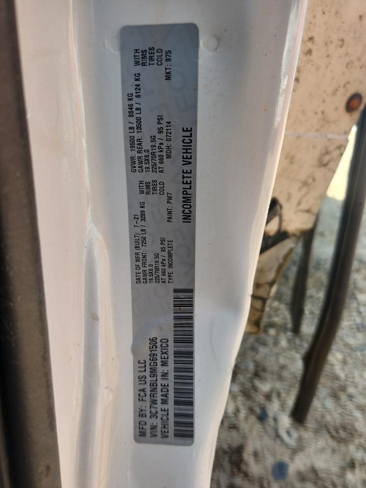 2021 Ram 5500 VIN: 3C7WRNBL9MG691506 Lot: 69549445