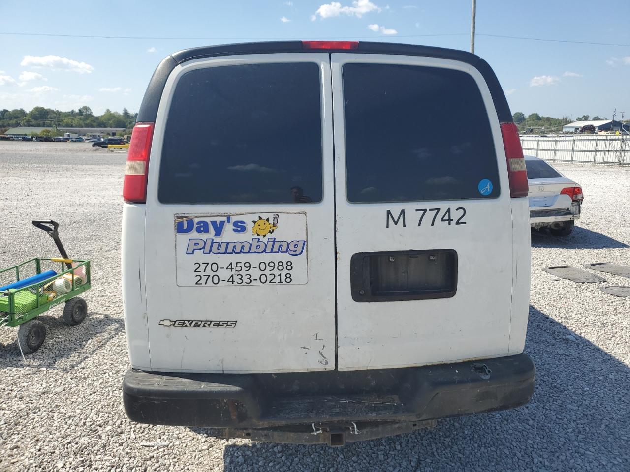 2012 Chevrolet Express G2500 VIN: 1GCWGFBA9C1192760 Lot: 83773525