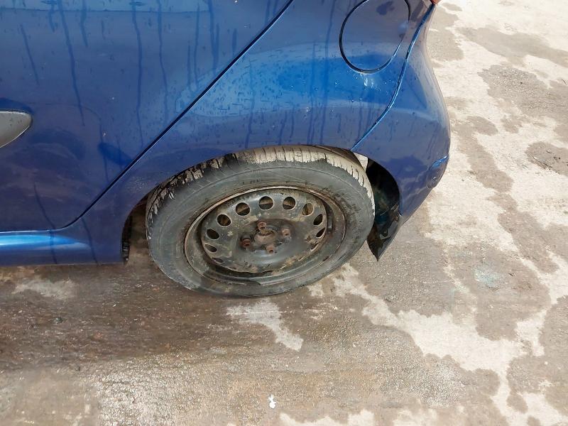 2007 TOYOTA AYGO BLUE