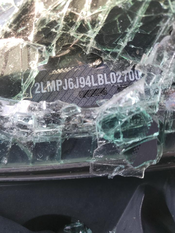 2020 Lincoln Nautilus VIN: 2LMPJ6J94LBL02700 Lot: 84276565