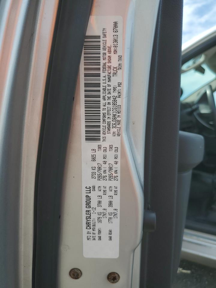 2012 Dodge Ram 1500 St VIN: 3C6JD6AK1CG185842 Lot: 80997775