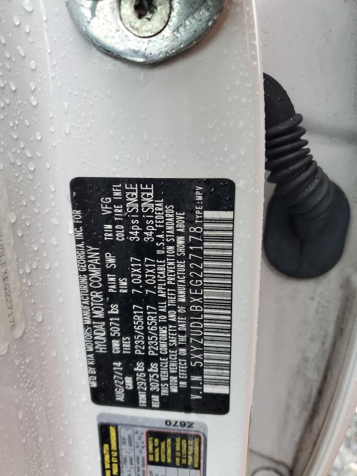 2014 Hyundai Santa Fe Sport VIN: 5XYZUDLBXEG227178 Lot: 84027755