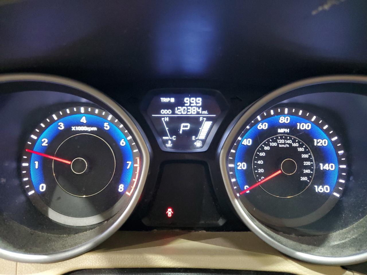 2012 Hyundai Elantra Gls VIN: KMHDH4AE6CU291205 Lot: 80984485