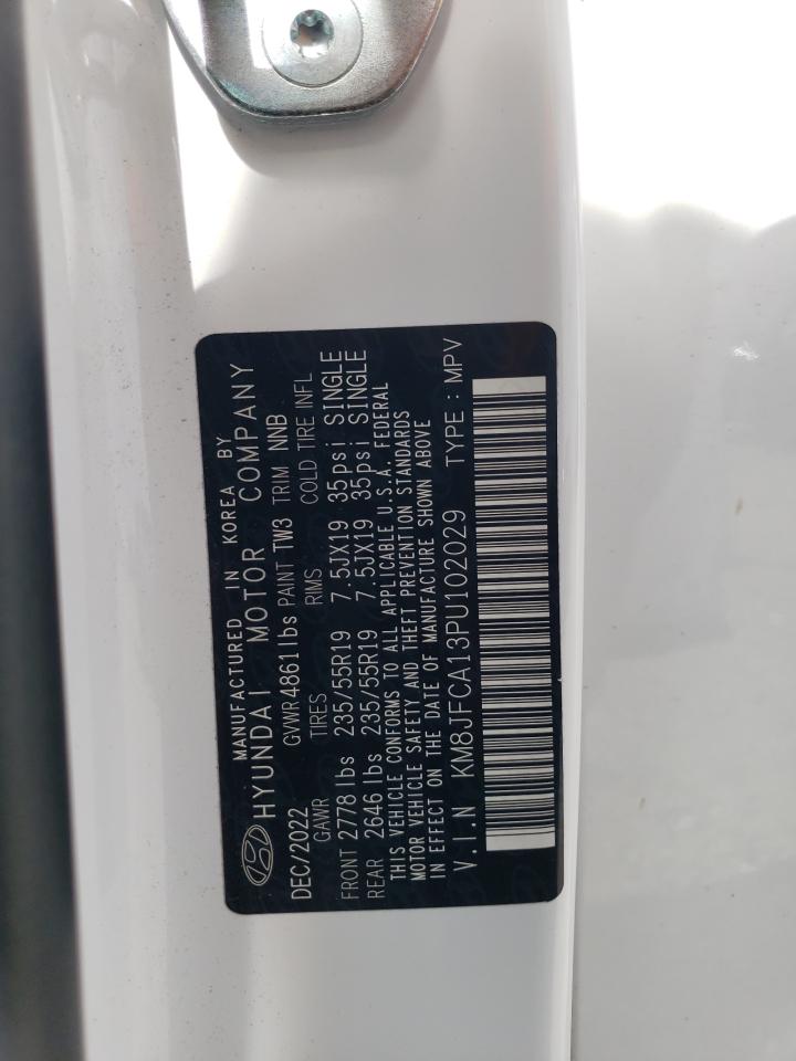 2023 Hyundai Tucson Sel Convenience VIN: KM8JFCA13PU102029 Lot: 83863585