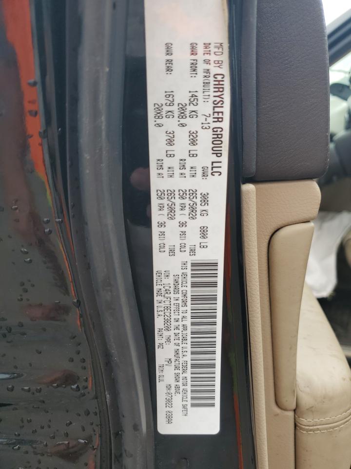 2014 Jeep Grand Cherokee Overland VIN: 1C4RJFCT8EC238200 Lot: 81672245