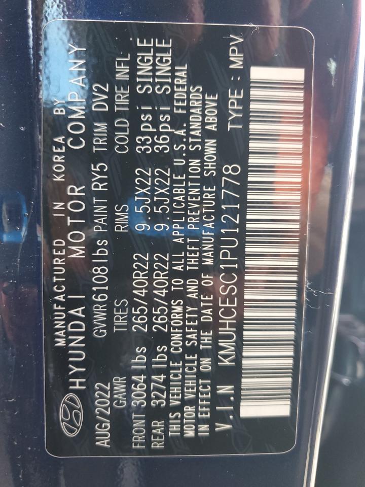 2023 Genesis Gv80 Base VIN: KMUHCESC1PU121778 Lot: 80456795