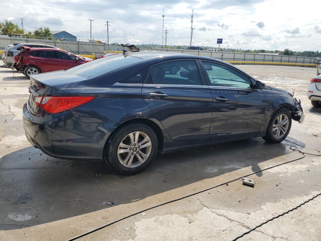 2013 Hyundai Sonata Gls blue null gas 5NPEB4AC6DH557424 photo #4