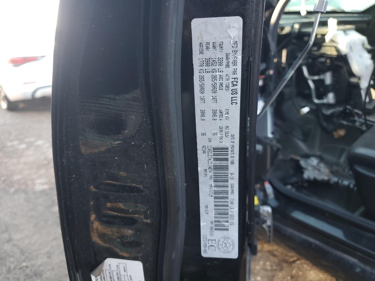 2020 Dodge Durango R/T VIN: 1C4SDJCTXLC114874 Lot: 69498805