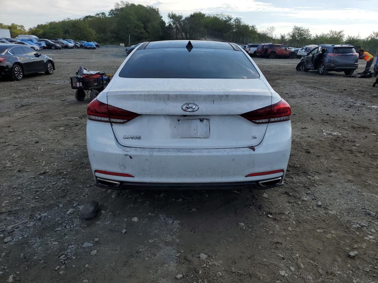 2015 Hyundai Genesis 3.8L VIN: KMHGN4JE4FU055145 Lot: 81218525