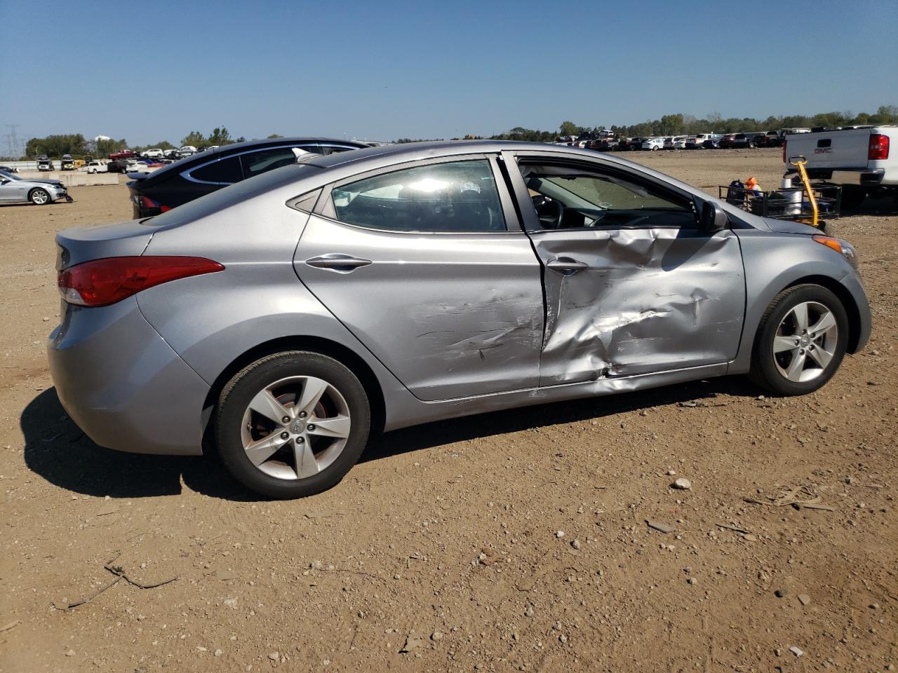 2013 Hyundai Elantra Gls grey null gas KMHDH4AE8DU902823 photo #4