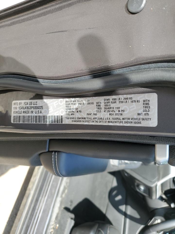 2023 Jeep Grand Cherokee L Limited VIN: 1C4RJKBG8P8858225 Lot: 66530615