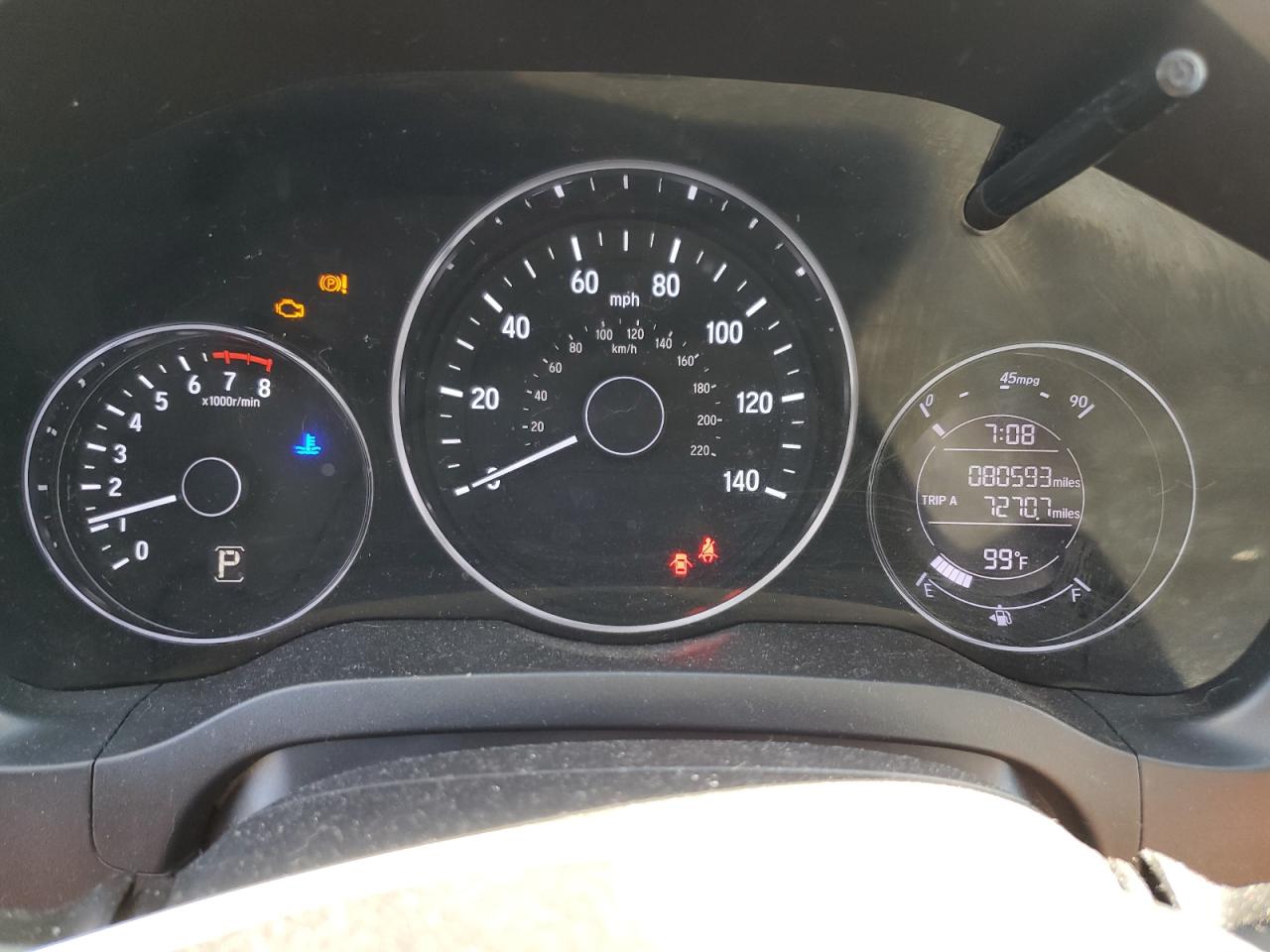 2019 Honda Hr-V Lx VIN: 3CZRU5H3XKG704092 Lot: 72040735