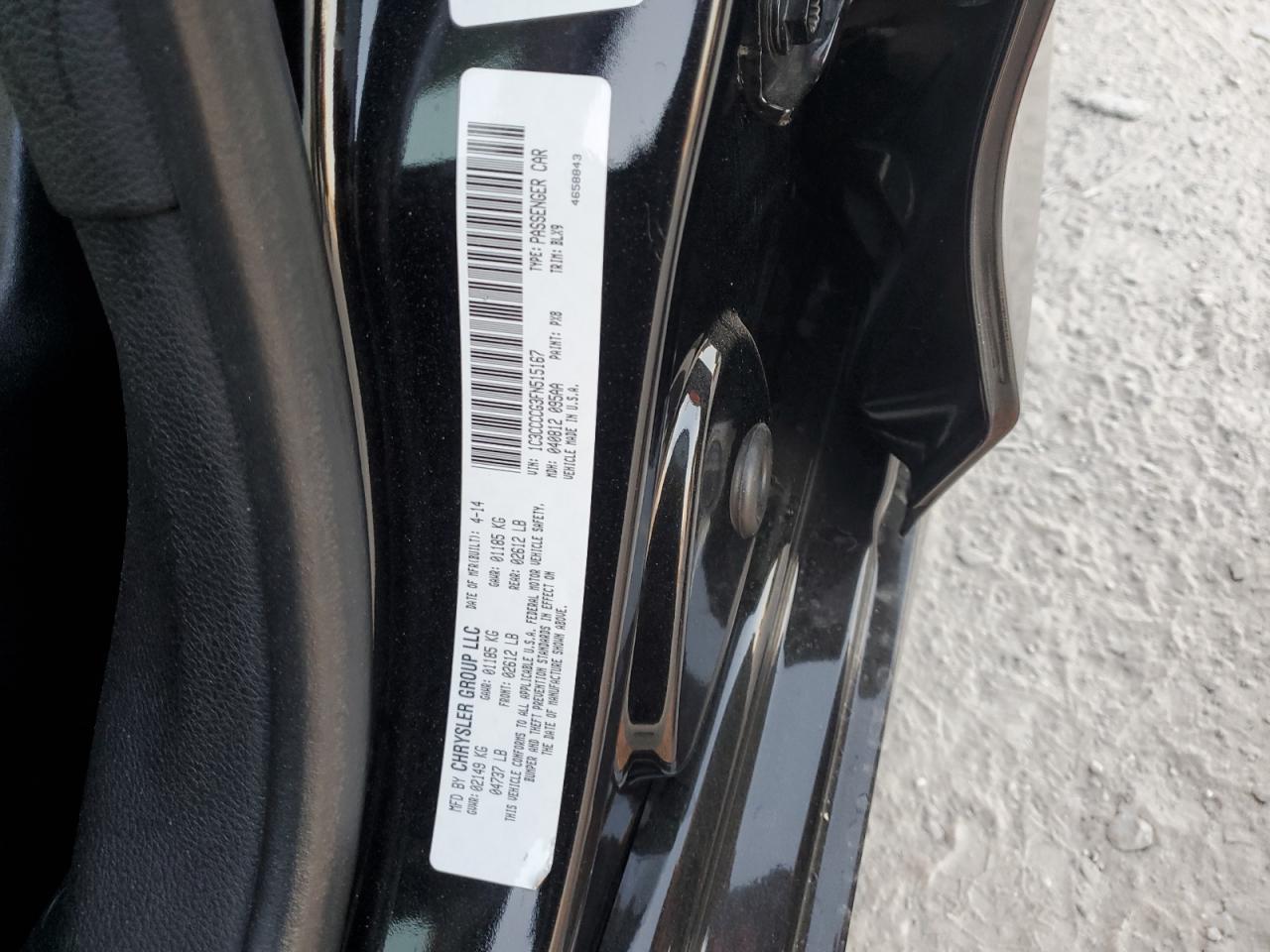 2015 Chrysler 200 C VIN: 1C3CCCCG3FN515167 Lot: 80871925