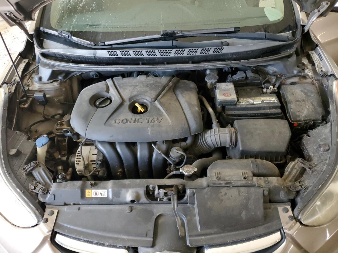 2013 Hyundai Elantra Gls VIN: 5NPDH4AE2DH419620 Lot: 80791125