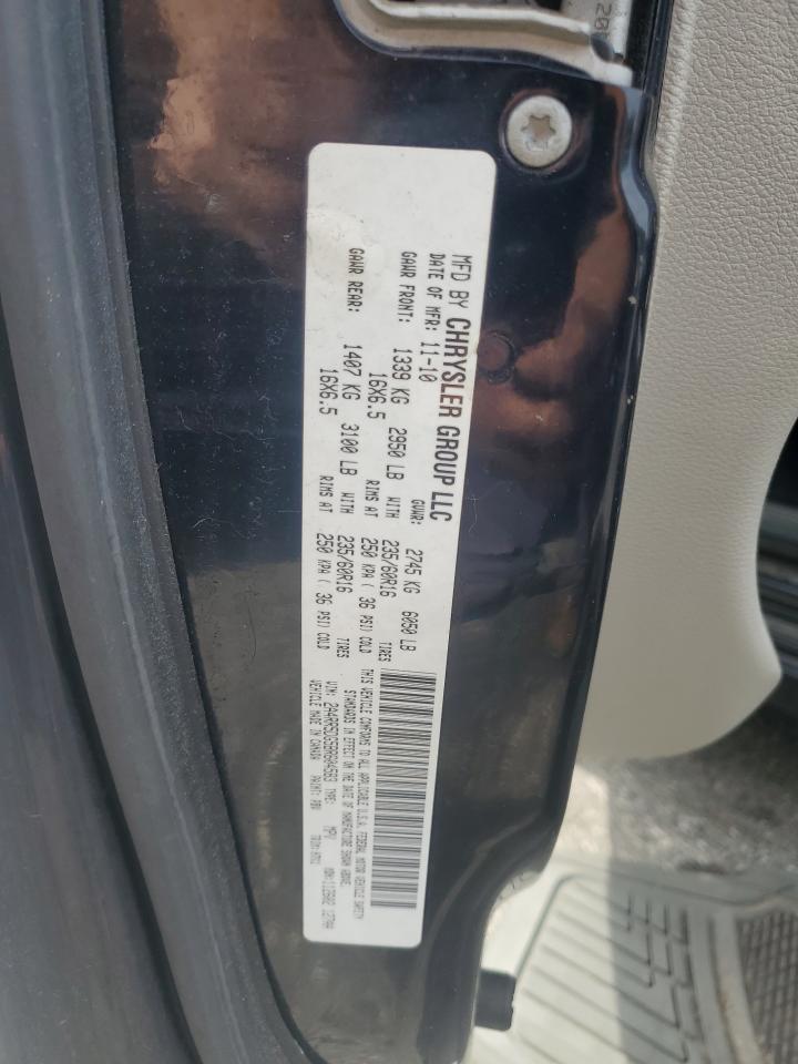 2011 Chrysler Town & Country Touring VIN: 2A4RR5DG5BR604583 Lot: 84210755