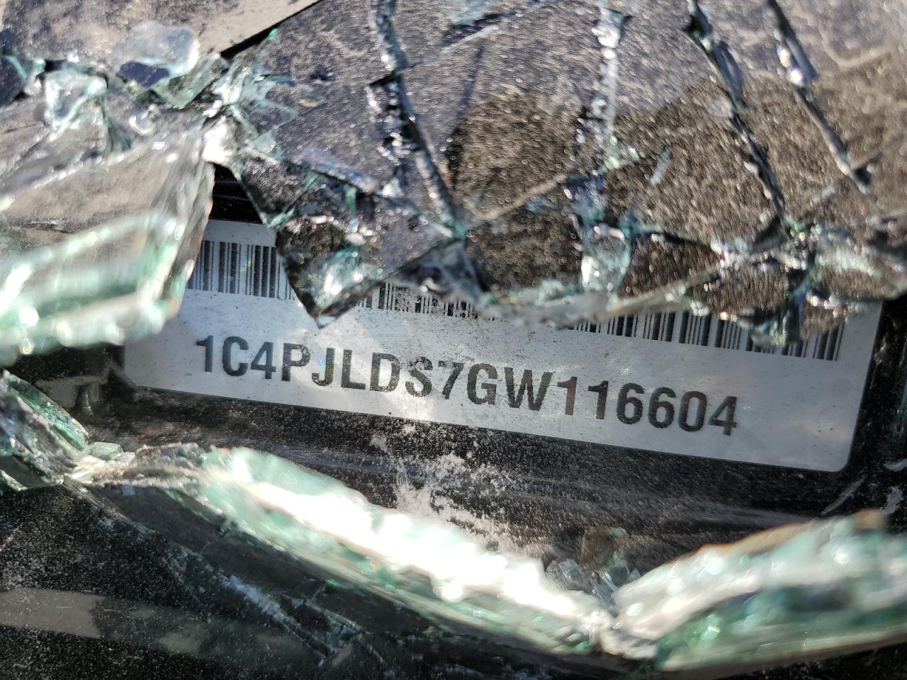 2016 Jeep Cherokee Limited VIN: 1C4PJLDS7GW116604 Lot: 71156565