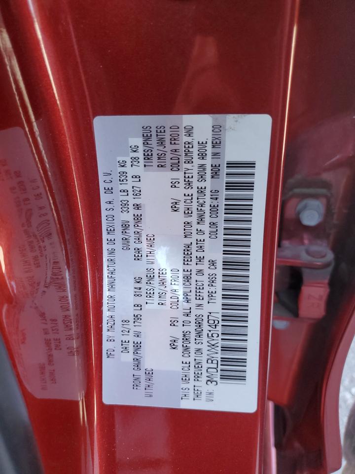 2019 Toyota Yaris L VIN: 3MYDLBYVXKY514971 Lot: 80318475