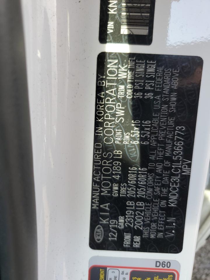 2020 Kia Niro Ex Premium VIN: KNDCE3LC1L5366773 Lot: 81019965