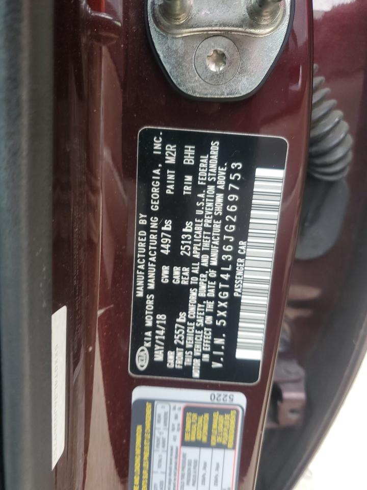 2018 Kia Optima Lx VIN: 5XXGT4L36JG269753 Lot: 81548275