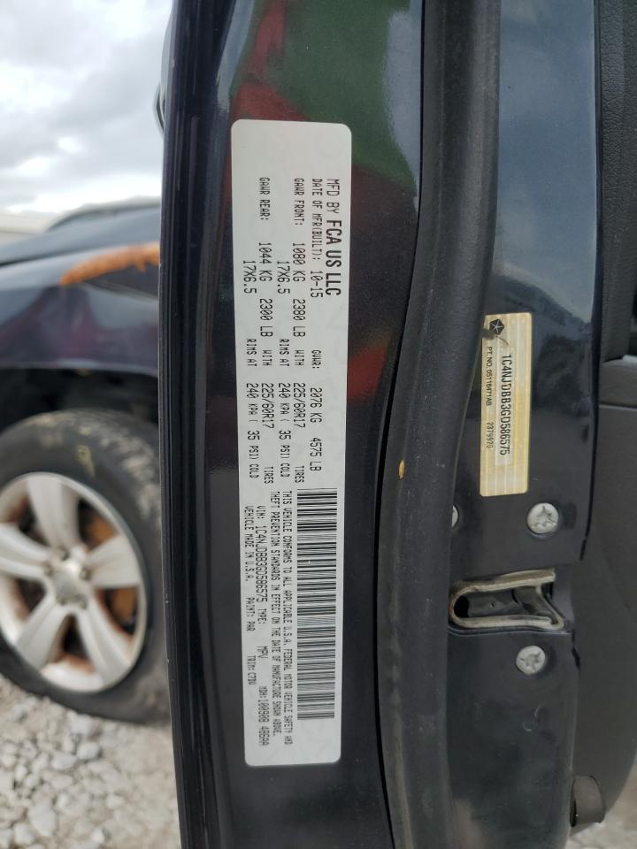 2016 Jeep Compass Sport VIN: 1C4NJDBB3GD586575 Lot: 81213505