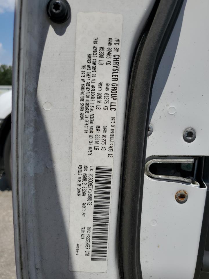 2013 Chrysler 300C VIN: 2C3CCAETXDH508172 Lot: 71185825