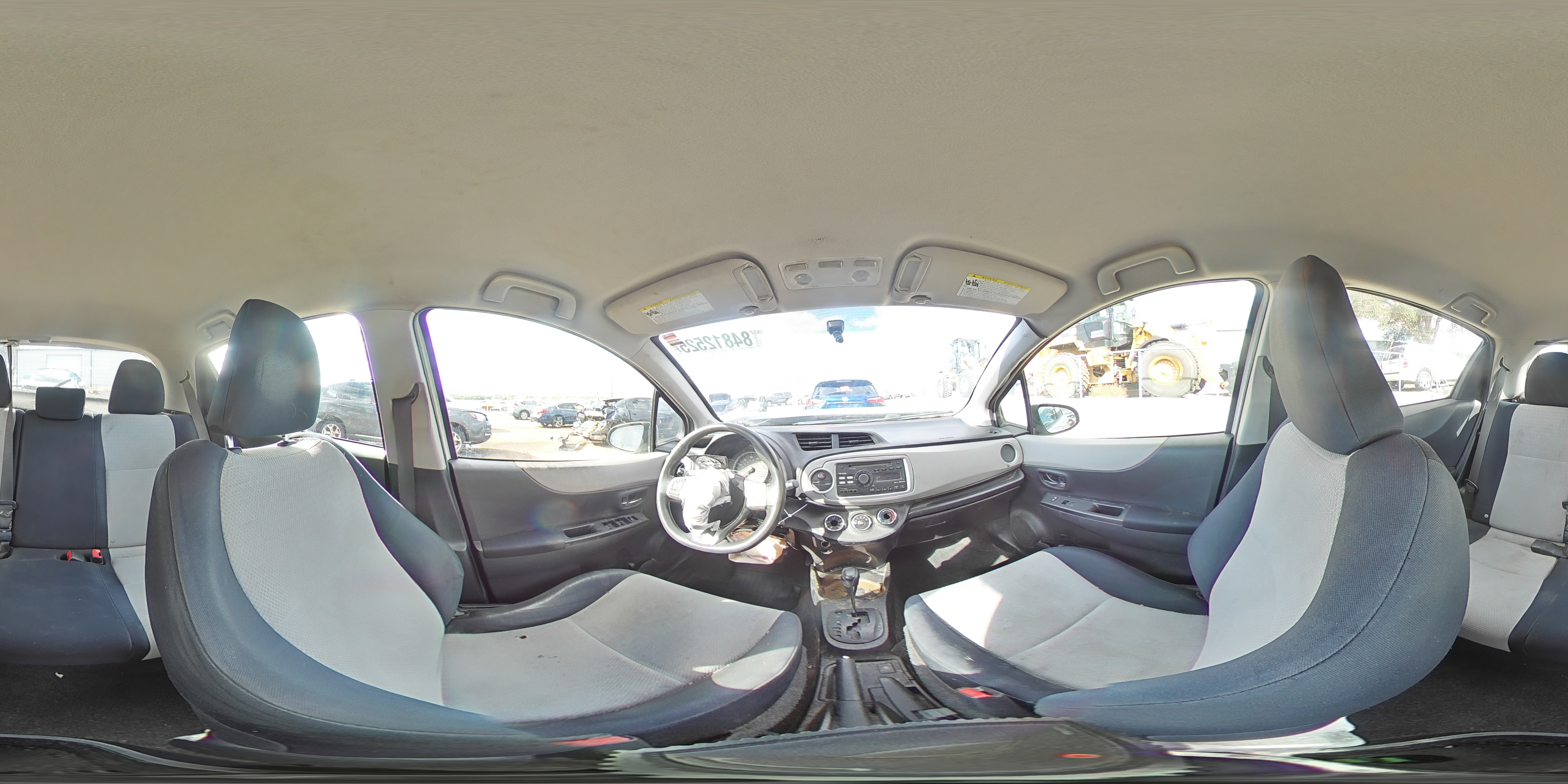 2012 Toyota Yaris VIN: JTDKTUD3XCD525723 Lot: 84812525