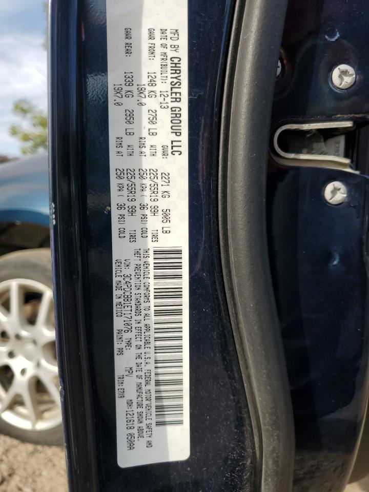 2014 Dodge Journey Sxt VIN: 3C4PDCBB1ET171076 Lot: 72066405