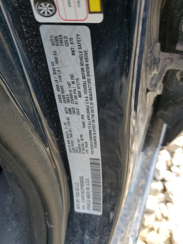 2023 Ram 1500 Big Horn/Lone Star VIN: 1C6RRFBG3PN550243 Lot: 80211925