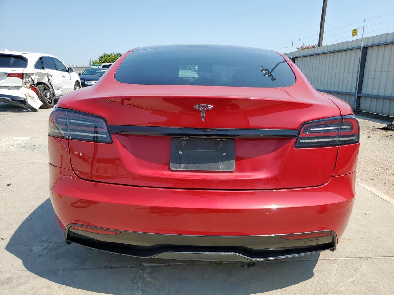 2022 Tesla Model S VIN: 5YJSA1E51NF492742 Lot: 71975975