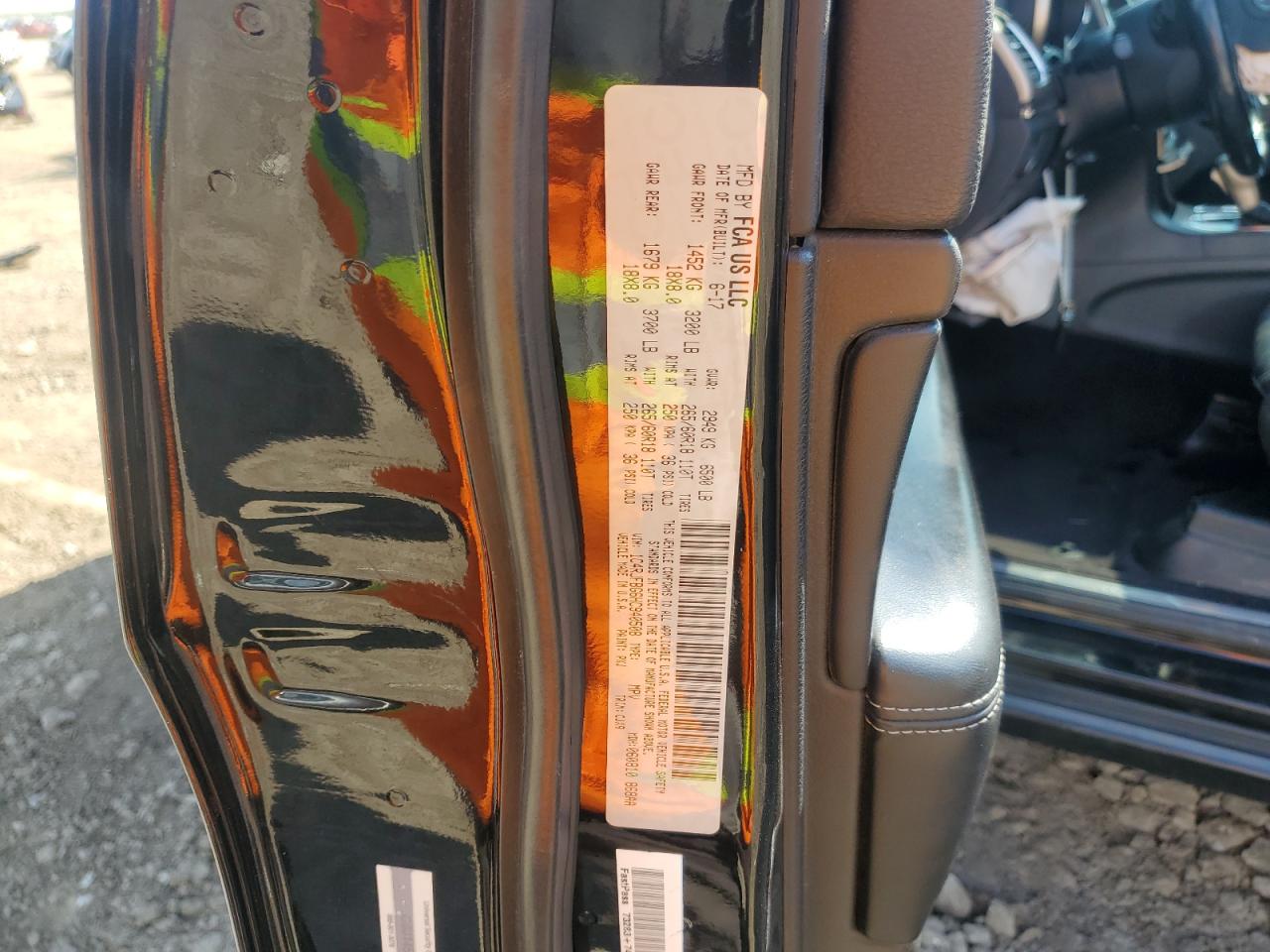 2017 Jeep Grand Cherokee Limited VIN: 1C4RJFBG6HC940508 Lot: 70742545